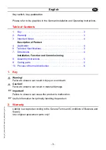 Preview for 3 page of Franke 2000102675 Installation And Operating Instructions Manual