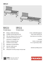 Franke 2000102727 Installation And Operating Instructions Manual preview