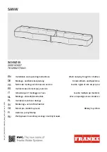 Preview for 1 page of Franke 2000103057 Installation And Operating Instructions Manual