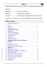 Preview for 3 page of Franke 2000103157 Installation And Operating Instructions Manual