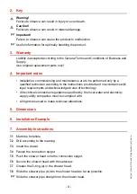 Preview for 4 page of Franke 2000103757 Installation And Operating Instructions Manual