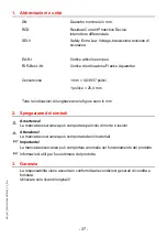 Preview for 37 page of Franke 2000103769 Installation And Operating Instructions Manual