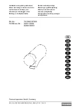 Preview for 1 page of Franke 2000110590 Installation And Operating Instructions Manual