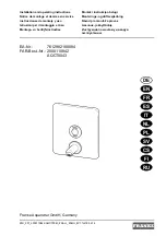 Franke 2000110842 Installation And Operating Instructions Manual предпросмотр