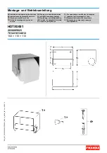 Preview for 1 page of Franke 2030005623 Installation And Operating Instructions Manual