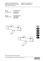 Franke 2030008526 Installation And Operating Instructions Manual предпросмотр