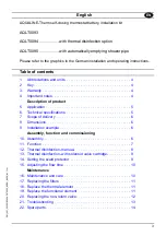 Preview for 3 page of Franke 2030018562 Installation And Operating Instructions Manual