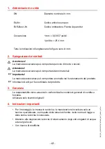 Preview for 42 page of Franke 2030018575 Installation And Operating Instructions Manual