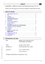 Preview for 3 page of Franke 2030021142 Installation And Operating Instructions Manual