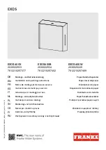 Preview for 1 page of Franke 2030022933 Installation And Operating Instructions Manual