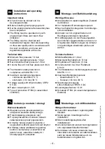 Preview for 4 page of Franke 2030029015 Installation And Operating Instructions Manual