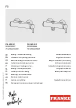 Preview for 1 page of Franke 2030032957 Installation And Operating Instructions Manual