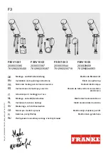 Franke 2030033385 Installation And Operating Instructions Manual preview