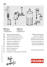 Franke 2030039038 Installation And Operating Instructions Manual preview