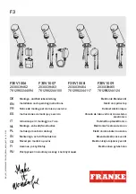 Franke 2030039462 Installation And Operating Instructions Manual preview