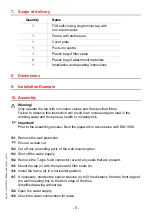 Preview for 5 page of Franke 2030040074 Installation And Operating Instructions Manual