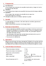 Preview for 12 page of Franke 2030040074 Installation And Operating Instructions Manual