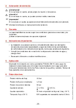 Preview for 20 page of Franke 2030040074 Installation And Operating Instructions Manual