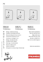 Предварительный просмотр 1 страницы Franke 2030040116 Installation And Operating Instructions Manual