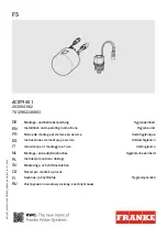 Preview for 1 page of Franke 2030041162 Installation And Operating Instructions Manual