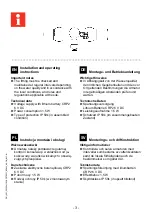 Предварительный просмотр 3 страницы Franke 2030041162 Installation And Operating Instructions Manual