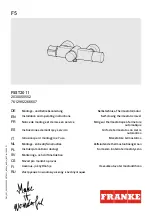 Preview for 1 page of Franke 2030050552 Installation And Operating Instructions Manual