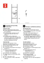 Preview for 3 page of Franke 2030050552 Installation And Operating Instructions Manual