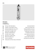 Preview for 1 page of Franke 2030056542 Installation And Operating Instructions Manual