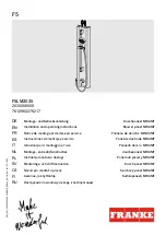 Franke 2030056558 Installation And Operating Instructions Manual preview