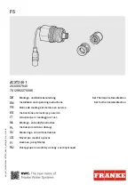 Предварительный просмотр 1 страницы Franke 2030057940 Installation And Operating Instructions Manual