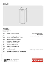 Предварительный просмотр 1 страницы Franke 2030062509 Installation And Operating Instructions Manual