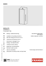 Franke 2030062512 Installation And Operating Instructions Manual предпросмотр