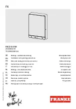 Предварительный просмотр 1 страницы Franke 2030063219 Installation And Operating Instructions Manual