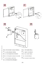 Предварительный просмотр 23 страницы Franke 2030063219 Installation And Operating Instructions Manual