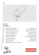 Предварительный просмотр 1 страницы Franke 2030065268 Installation And Operating Instructions Manual