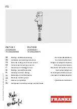 Preview for 1 page of Franke 2030066480 Installation And Operating Instructions Manual