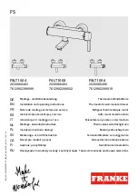 Preview for 1 page of Franke 2030066483 Installation And Operating Instructions Manual