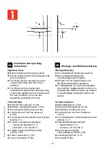 Предварительный просмотр 3 страницы Franke 2030066490 Installation And Operating Instructions Manual