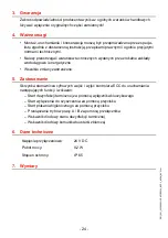 Preview for 24 page of Franke 2030068513 Installation And Operating Instructions Manual