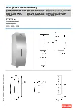 Franke 7612210068881 Installation And Operating Instructions Manual preview