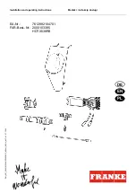 Preview for 1 page of Franke 7612982104701 Installation And Operating Instructions Manual