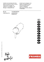 Preview for 1 page of Franke 7612982269226 Installation And Operating Instructions Manual