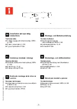 Preview for 3 page of Franke ACLM9001 Installation And Operating Instructions Manual