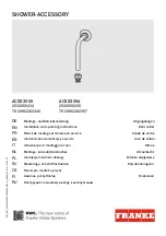 Preview for 1 page of Franke ACXX2005 2030050434 Installation And Operating Instructions Manual