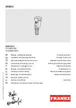 Franke ANIMA ANMX-BU Installation And Operating Instructions Manual preview