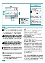 Preview for 2 page of Franke ANMX 308 ANMX 309 Installation, Use And Maintenance Handbook