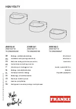 Franke ANMX460 Installation And Operating Instructions Manual preview