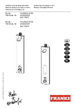 Preview for 1 page of Franke AQCT0073 Installation And Operating Instructions Manual