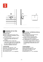 Preview for 3 page of Franke AQRM170 Installation And Operating Instructions Manual