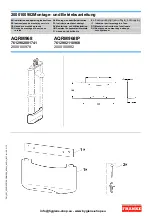 Preview for 1 page of Franke AQRM968 Installation And Operating Instructions